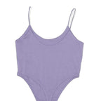 NIKE Womens Purple Slim Vest S Spaghetti Strap Crew Neck Cotton Casual