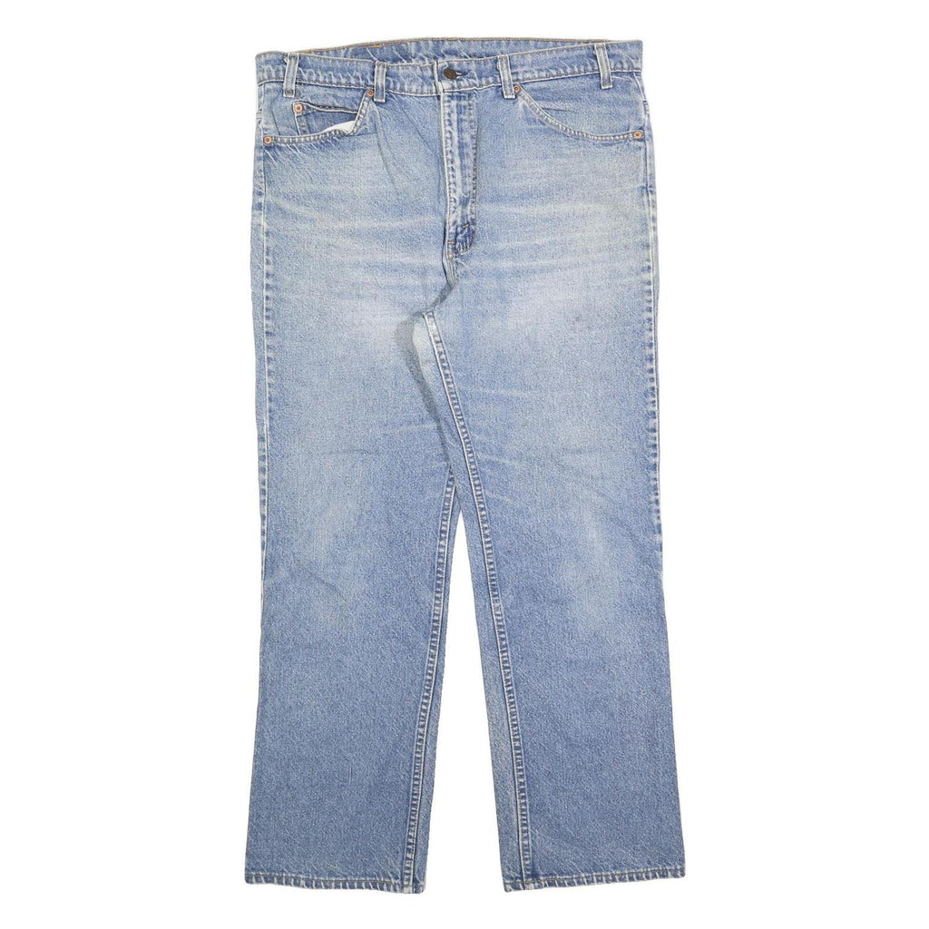 LEVI'S Mens Loose Blue Denim Light W38 L30 Zip Casual Cotton Blend Jeans