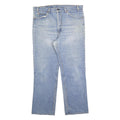 LEVI'S Mens Loose Blue Denim Light W38 L30 Zip Casual Cotton Blend Jeans