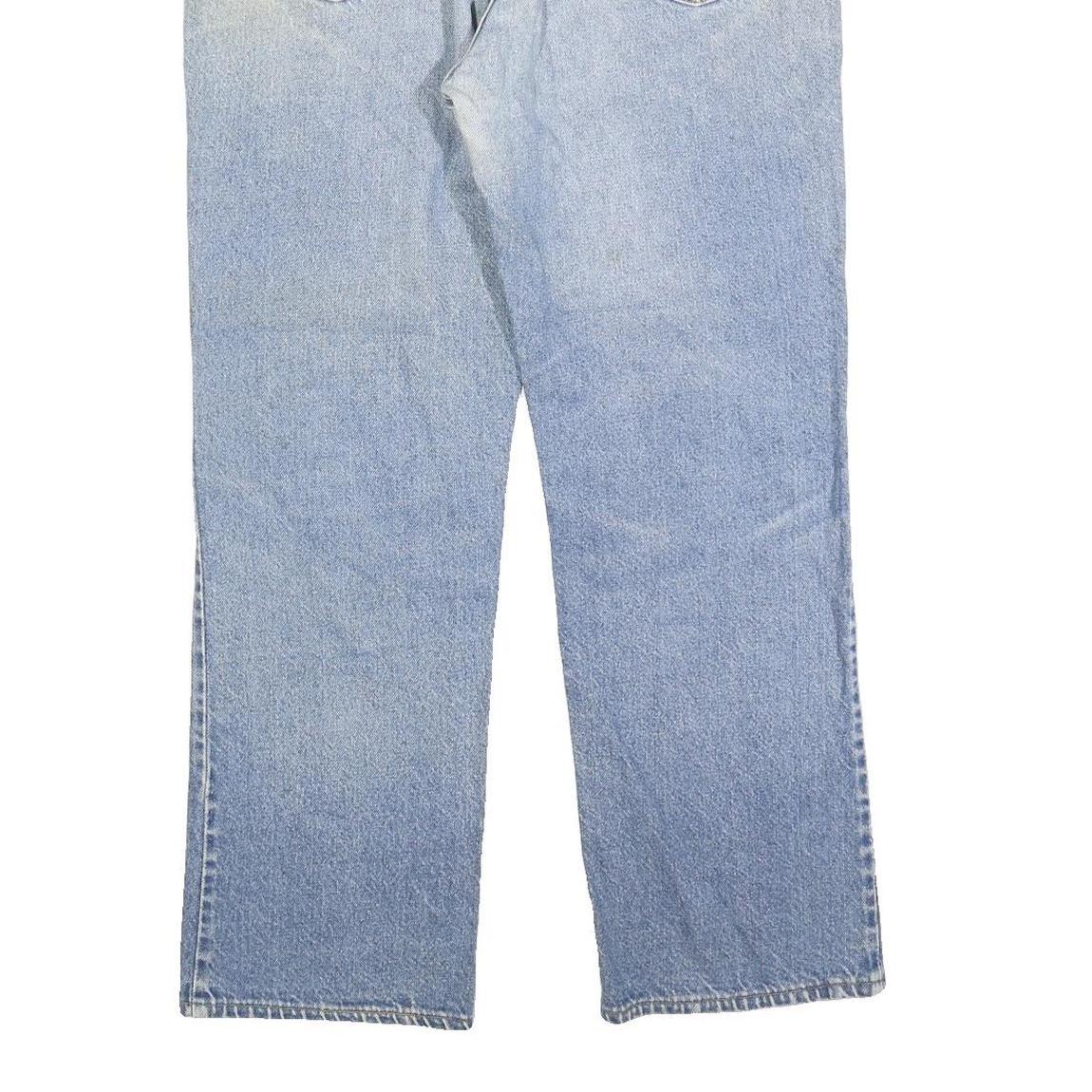 LEVI'S Mens Loose Blue Denim Light W38 L30 Zip Casual Cotton Blend Jeans