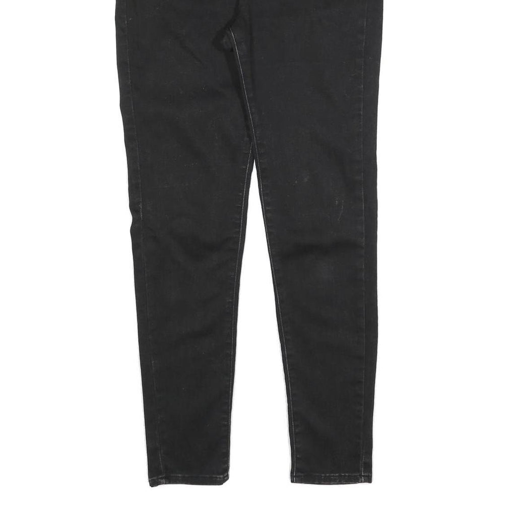 LEVI'S Womens Jeans Black Slim Skinny Denim Medium W29 L30 High Rise Stretch