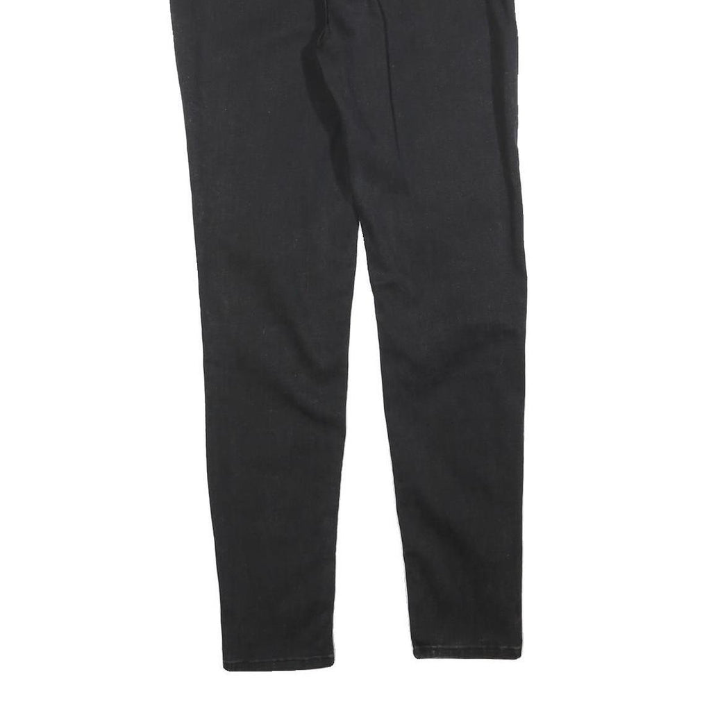 LEVI'S Womens Jeans Black Slim Skinny Denim Medium W29 L30 High Rise Stretch