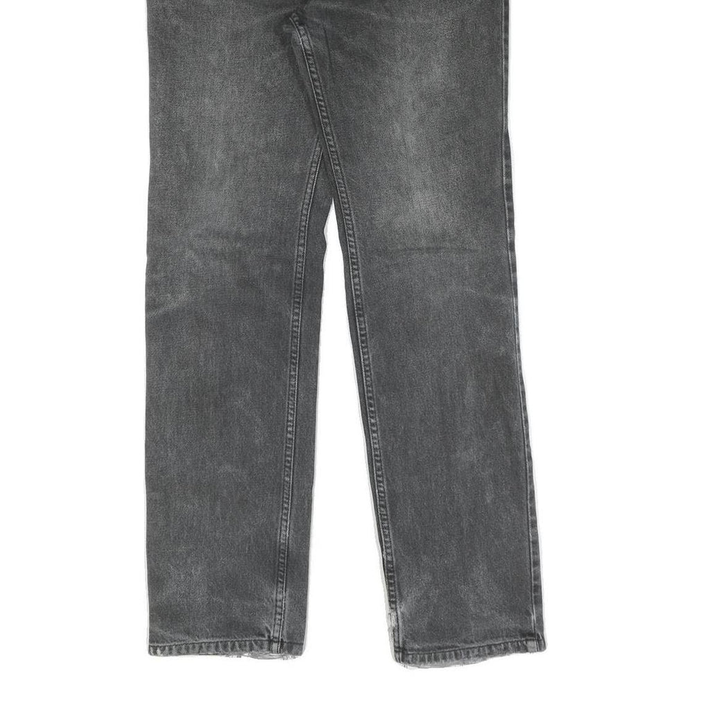 LEVI'S Mens Regular Fit Straight Denim Dark Grey W30 L32 Classic Cotton Zip