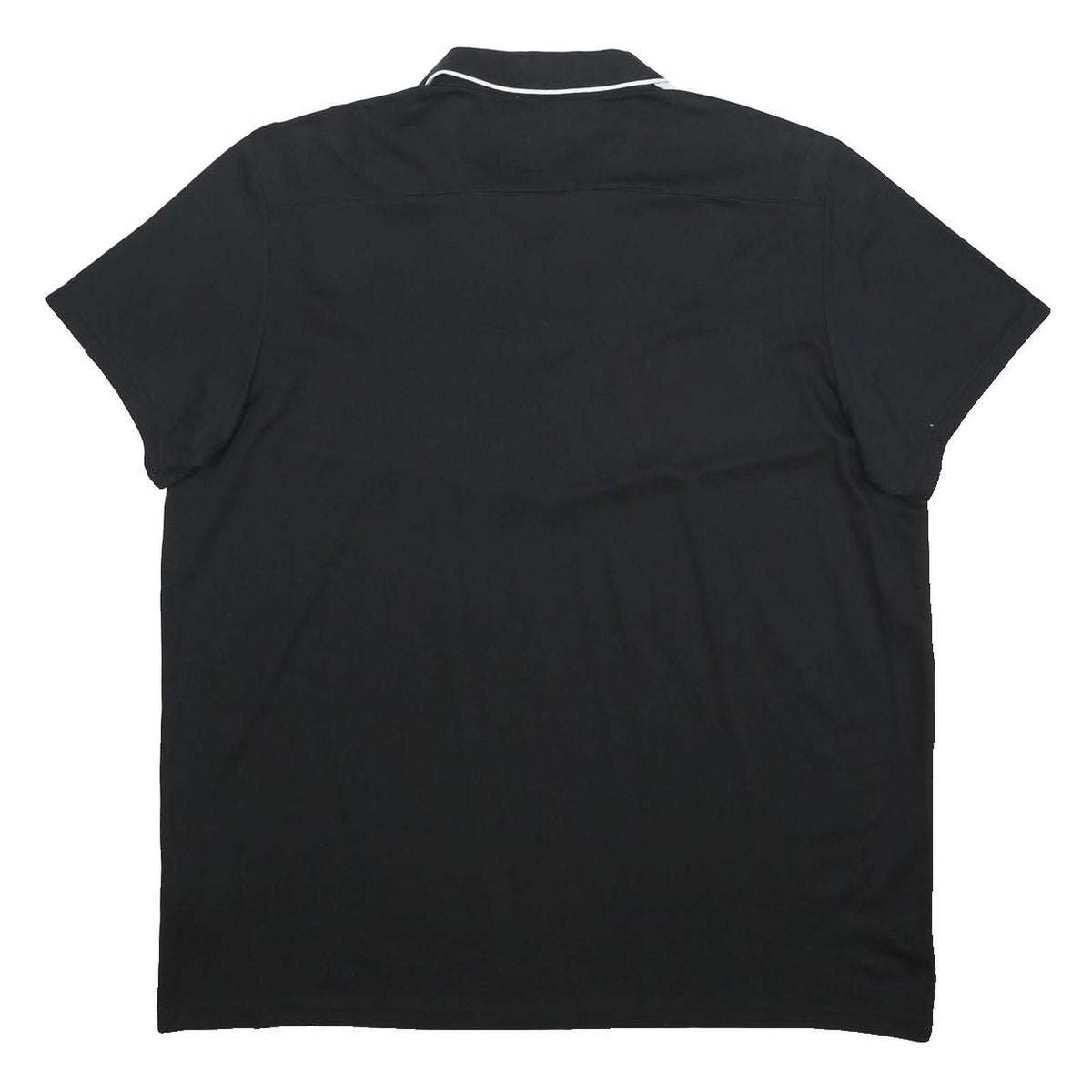 ADIDAS Mens Black Polo Shirt 2XL Cotton Blend Classic 3-Stripes Sportswear