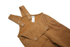 CARHARTT Boys Brown Cotton Blend Dungarees Regular Fit 2Y W22 L11 Kids Overalls