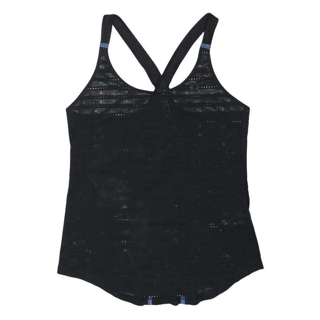 UNDER ARMOUR Womens Black Sports Vest Sleeveless Crew Neck XS Activewear Gym