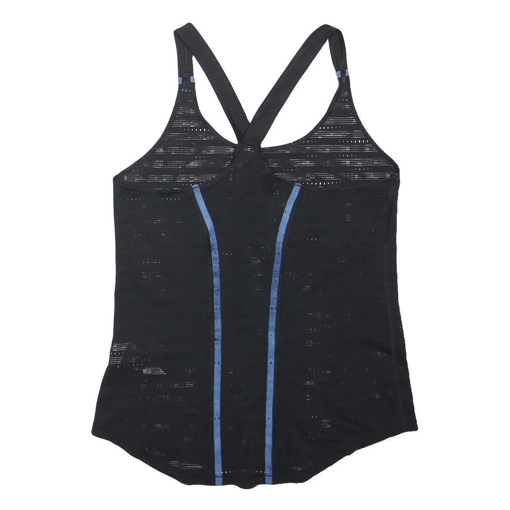 UNDER ARMOUR Womens Black Sports Vest Sleeveless Crew Neck XS Activewear Gym