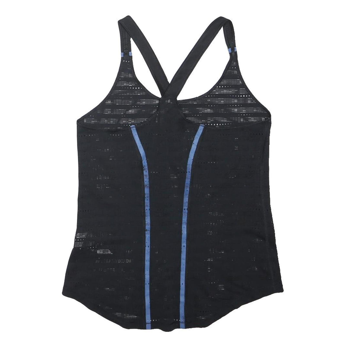 UNDER ARMOUR Womens Black Sports Vest Sleeveless Crew Neck XS Activewear Gym