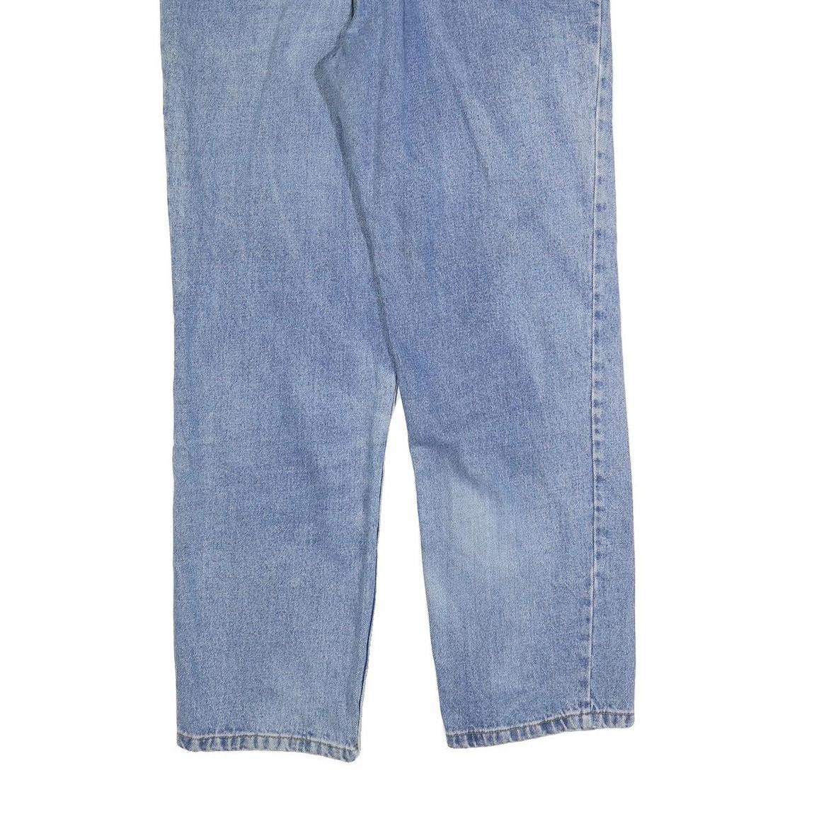 DICKIES Mens Jeans Blue Regular Straight Denim Light W38 L32 Classic Fit