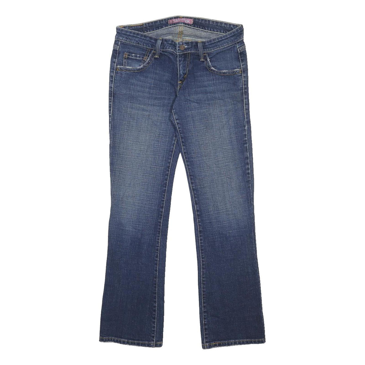 LEVI'S 524 Too Superlow Womens Jeans Blue Regular Straight Denim Medium W30 L31
