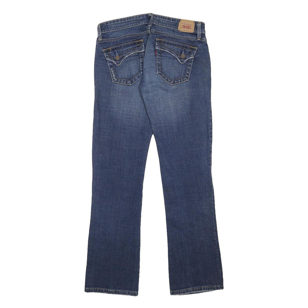LEVI'S 524 Too Superlow Womens Jeans Blue Regular Straight Denim Medium W30 L31
