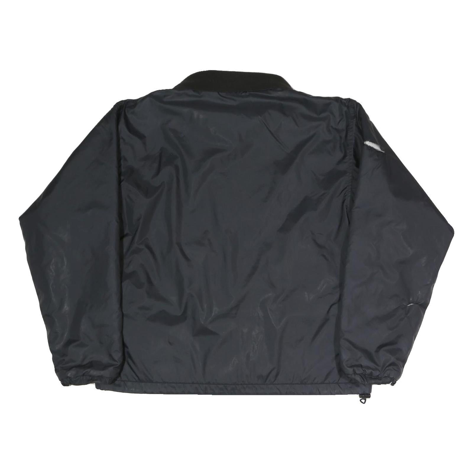 COLUMBIA Mens Black Polyester Blend Zip Jacket M Outdoor Weatherproof Casual