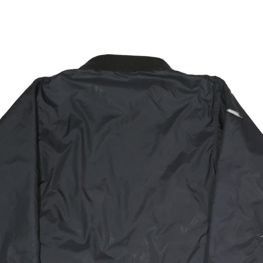 COLUMBIA Mens Black Polyester Blend Zip Jacket M Outdoor Weatherproof Casual