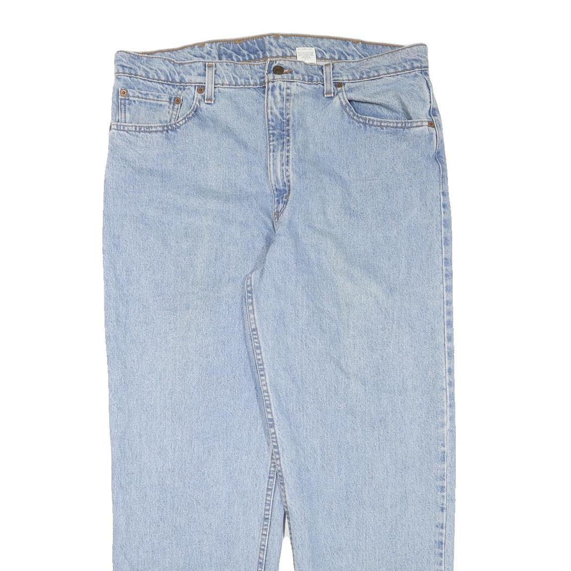 LEVI'S Mens Jeans Blue Relaxed Straight Denim Light W38 L31 Classic Casual