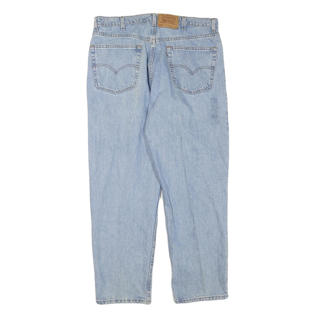 LEVI'S Mens Jeans Blue Relaxed Straight Denim Light W38 L31 Classic Casual