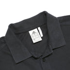 ADIDAS Mens Black Short Sleeve Plain M Polo Shirt Cotton Blend Sportswear