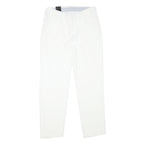UNDER ARMOUR Womens Polyester Blend White Slim Slim Trousers W29 L30