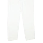 UNDER ARMOUR Womens Polyester Blend White Slim Slim Trousers W29 L30