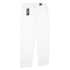UNDER ARMOUR Womens Polyester Blend White Slim Slim Trousers W29 L30