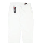 UNDER ARMOUR Womens Polyester Blend White Slim Slim Trousers W29 L30