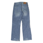 JEANS Womens Blue Regular Straight Denim Medium W28 L28 Faded Casual Wear