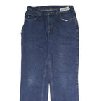 CARHARTT Mens Blue Regular Denim Jeans W32 L32 Cotton Blend Zip Pockets