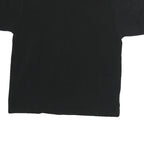 LEE Mens Black Cotton Short Sleeve Polo Shirt M Classic Comfort Casual