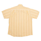 PIERRE CARDIN Mens Shirt Orange Striped M