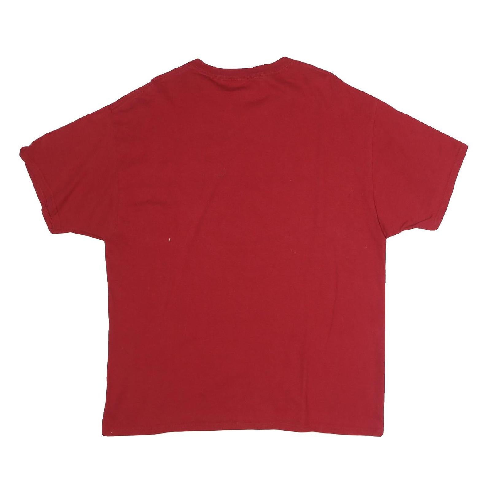 CHAMPION Mens Red Chico State Rugby Graphic T-Shirt XL Short Sleeve Crew Neck