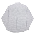 TOMMY HILFIGER Mens Blue Shirt XL Cotton Striped Button Down