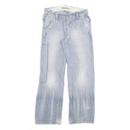 G-STAR Mens Jeans Blue Relaxed Straight Denim Light W32 L32 Button Closure