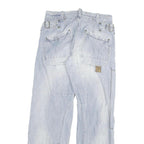 G-STAR Mens Jeans Blue Relaxed Straight Denim Light W32 L32 Button Closure
