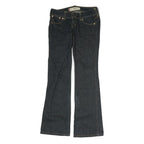 LEVI'S Womens Regular Blue Denim Flared Jeans W28 L33 Classic Cotton Zip