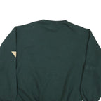 SDI Mens Green Crew Neck M Inglewood Embroidered Cotton Sweatshirt