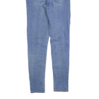 LEVI'S 721 Womens Slim Blue Denim Light W27 L30 Slim Fit Zip Jeans