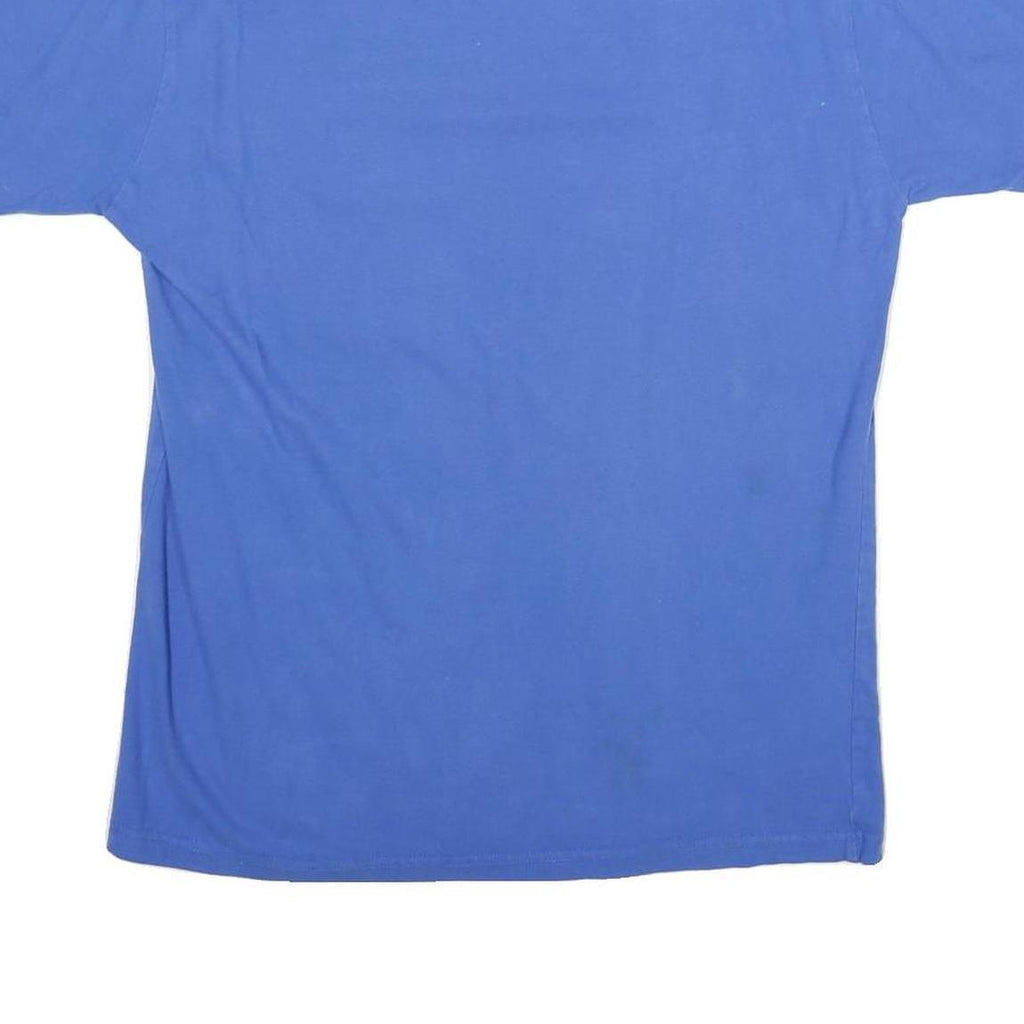 VON DUTCH Mens Blue Graphic T-Shirt L Short Sleeve Crew Neck Cotton Casual