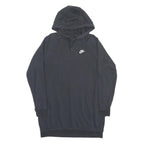 NIKE Mens Black Pullover Hoodie M Cotton Blend Comfortable Classic Casual
