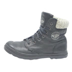 PALLADIUM Pallabrouse Womens Lace-Up Boots Black Synthetic UK 5 Sturdy Combat