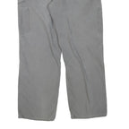 CARHARTT Mens Cotton Blend Grey Regular Straight Trousers W34 L29 Workwear