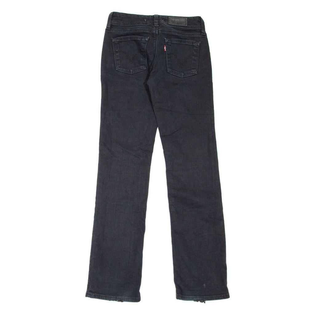 LEVI'S 570 Womens Jeans Black Regular Straight W27 L32