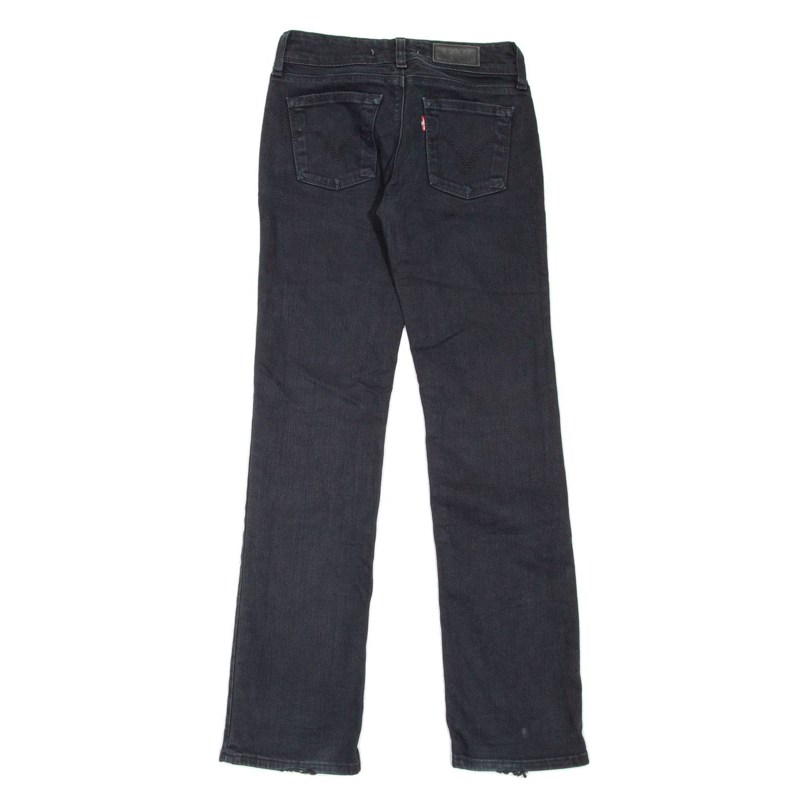 LEVI'S 570 Womens Jeans Black Regular Straight W27 L32