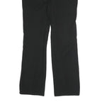 CHAPS Mens Cotton Blend Black Regular Straight Trousers W32 L28 Classic Zip