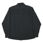 WRANGLER Mens Black Shirt L Cotton Blend Casual Button Up Long Sleeve