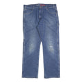 DICKIES Mens Jeans Blue Regular Straight Denim Medium W38 L32 Workwear Utility