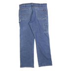 DICKIES Mens Jeans Blue Regular Straight Denim Medium W38 L32 Workwear Utility