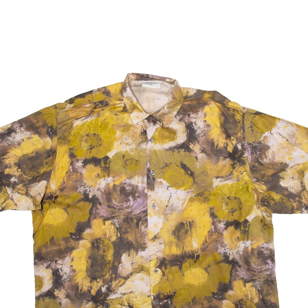 GIUGNO UOMO Mens Shirt Yellow 2XL