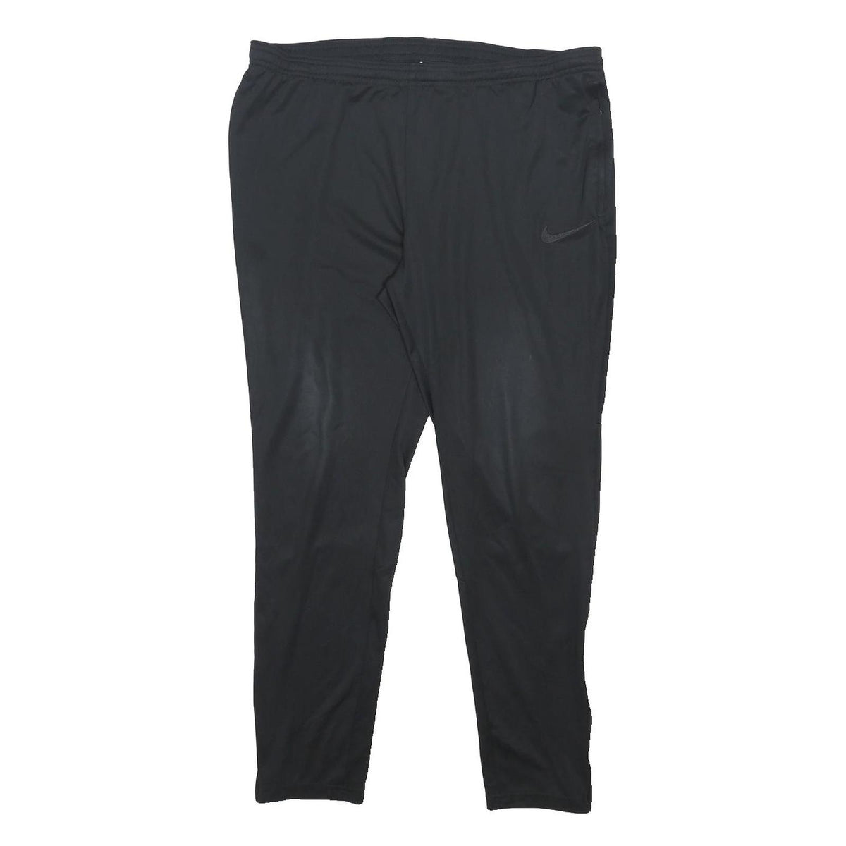 NIKE Mens Joggers Black M W34 L27 Polyester Blend Slim Tapered Comfort Sports