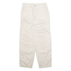 LEVI'S Womens Trousers Cream Regular Straight W25 L30
