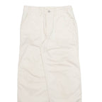 LEVI'S Womens Trousers Cream Regular Straight W25 L30
