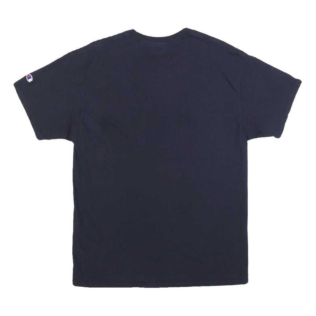 CHAMPION Mens Navy Blue Arizona Wildcats Graphic T-Shirt L Short Sleeve Crew